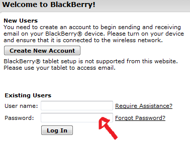 bb email sign in step 2