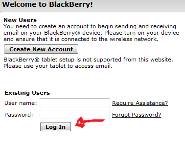 bb mail login step 3