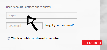 intermedia webmail sign in step 1