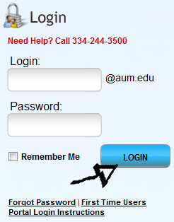 amu webmail login step 3