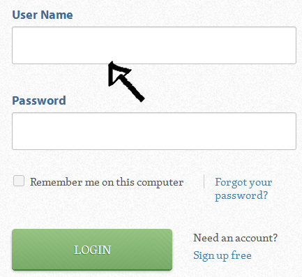 benchmarkemail login step 1