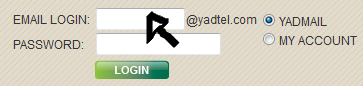 yadtel email login step 1