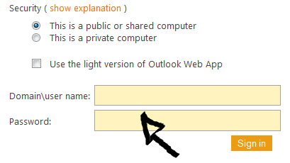 tiffany email login step 3
