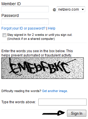 netzero email login step 5